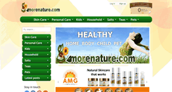 Desktop Screenshot of morenature.com